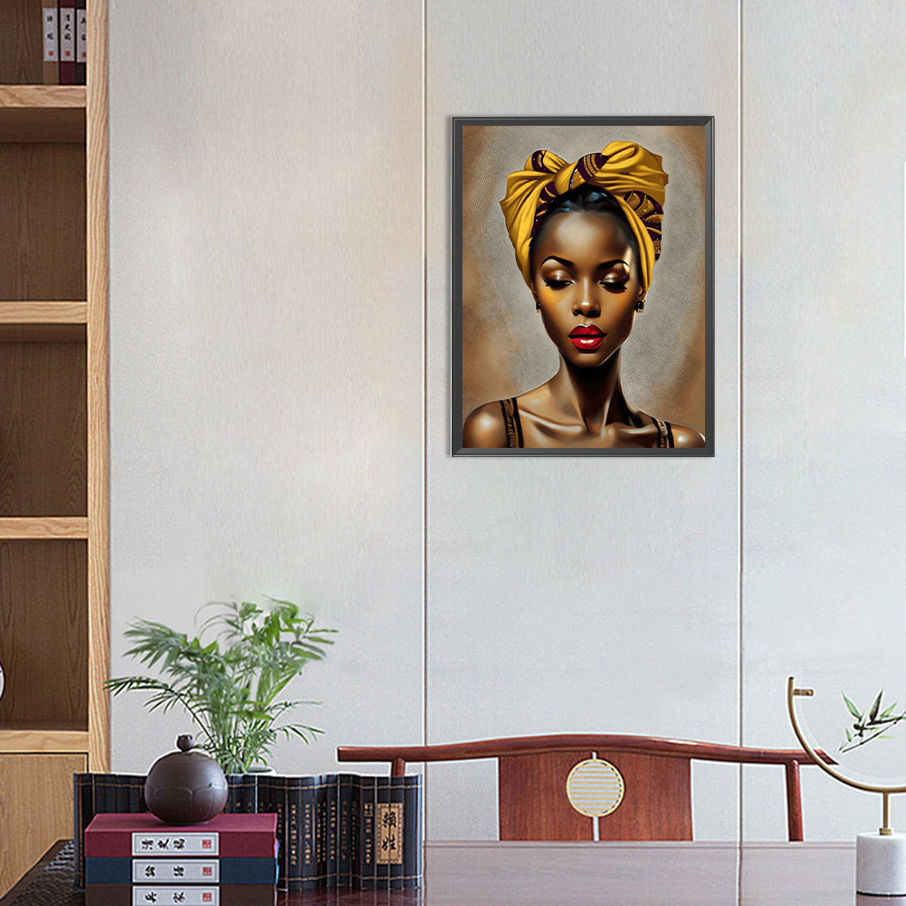 Black Beauty - Full Round Drill Diamond Painting 30*40CM