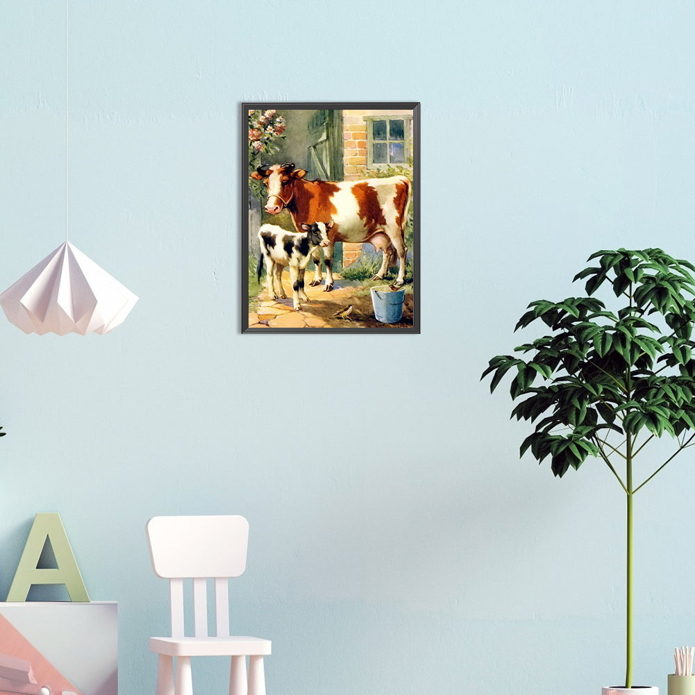 The Cow - Full Round Drill Diamond Painting 30*40CM