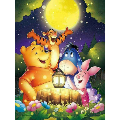 Winnie The Pooh And His Friends - Full Round Drill Diamond Painting 30*40CM