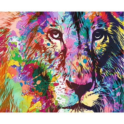 Color Lion - Full Square Drill Diamond Painting 40*30CM