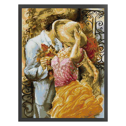 Autumn Passion - 14CT Stamped Cross Stitch 41*55CM(Joy Sunday)