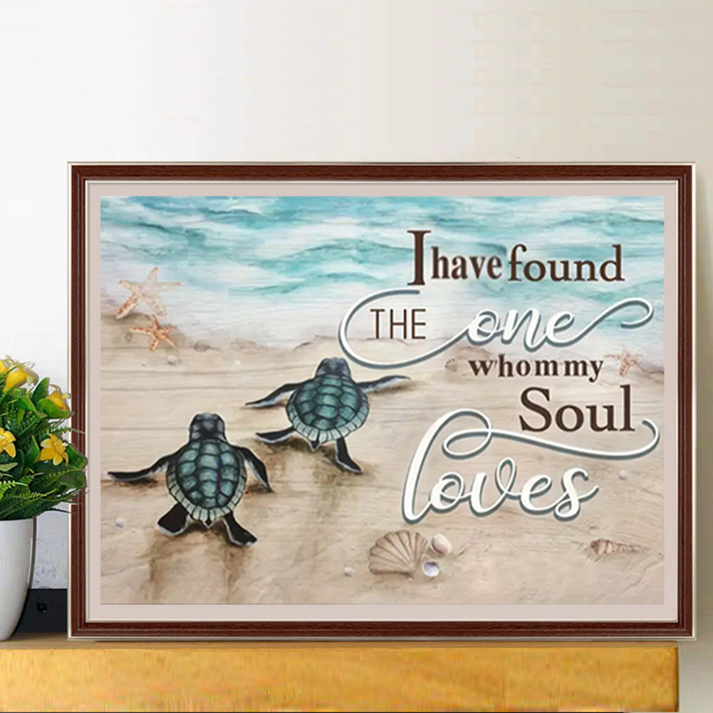 Calligraphy And Painting - Full Round Drill Diamond Painting 40*30CM