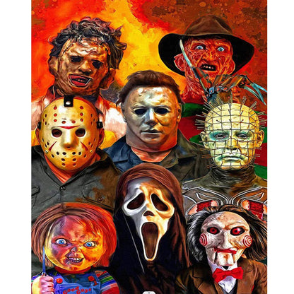 Horror Collection - Full Round Drill Diamond Painting 40*50CM
