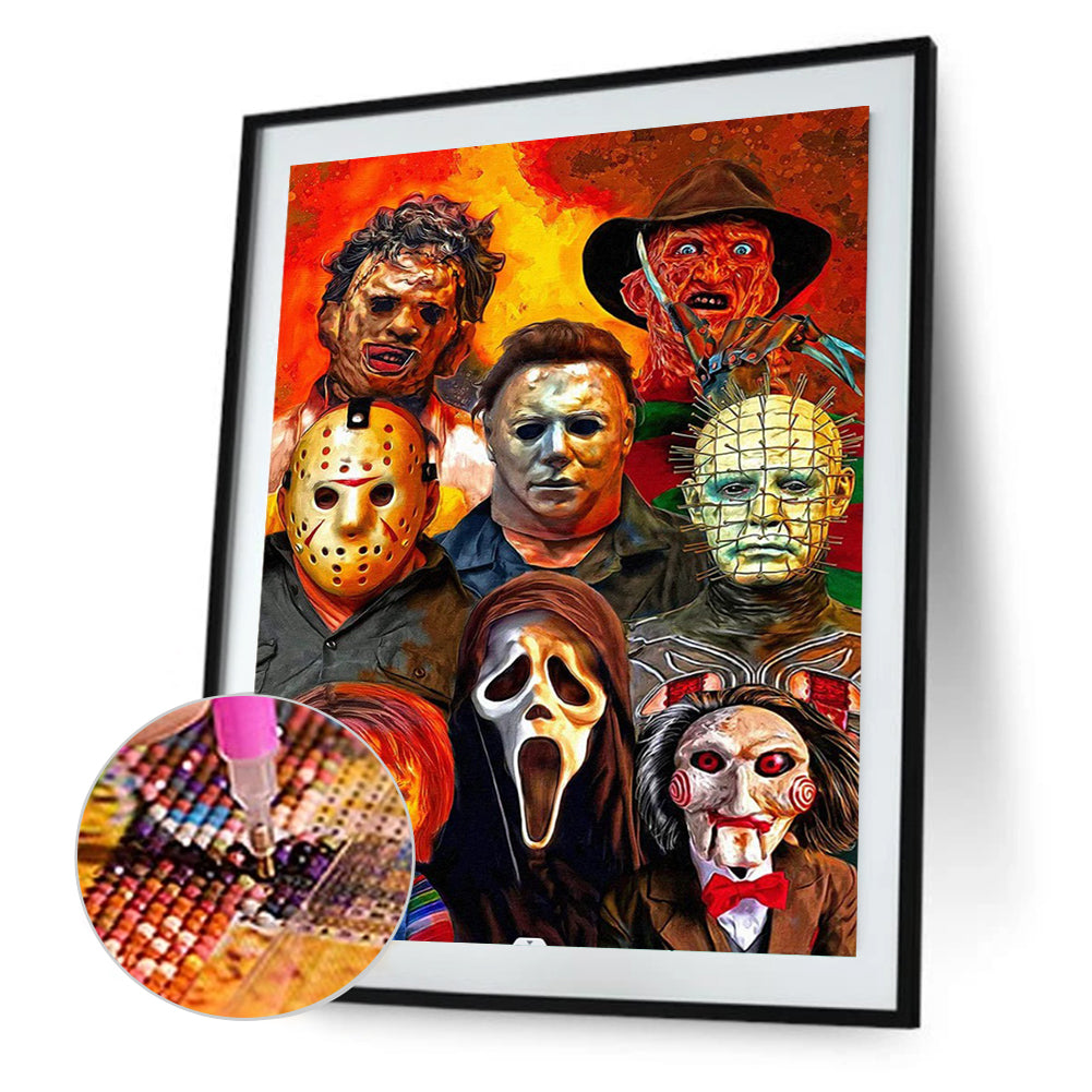 Horror Collection - Full Round Drill Diamond Painting 40*50CM