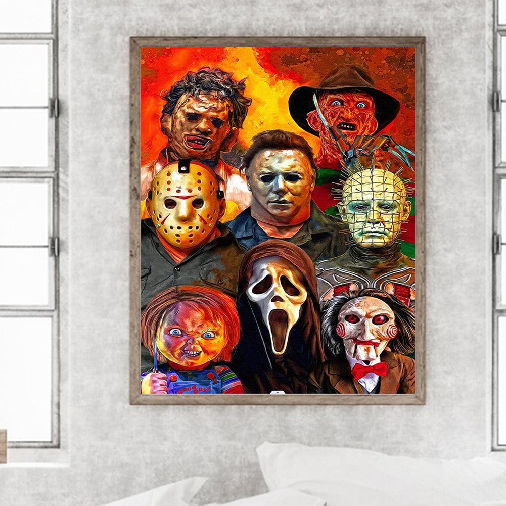 Horror Collection - Full Round Drill Diamond Painting 40*50CM