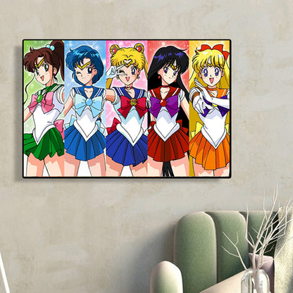 Sailor Moon - Full Round Drill Diamond Painting 45*30CM