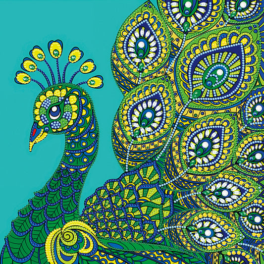 Peacock - Special Shaped Drill Diamond Painting 40*40CM