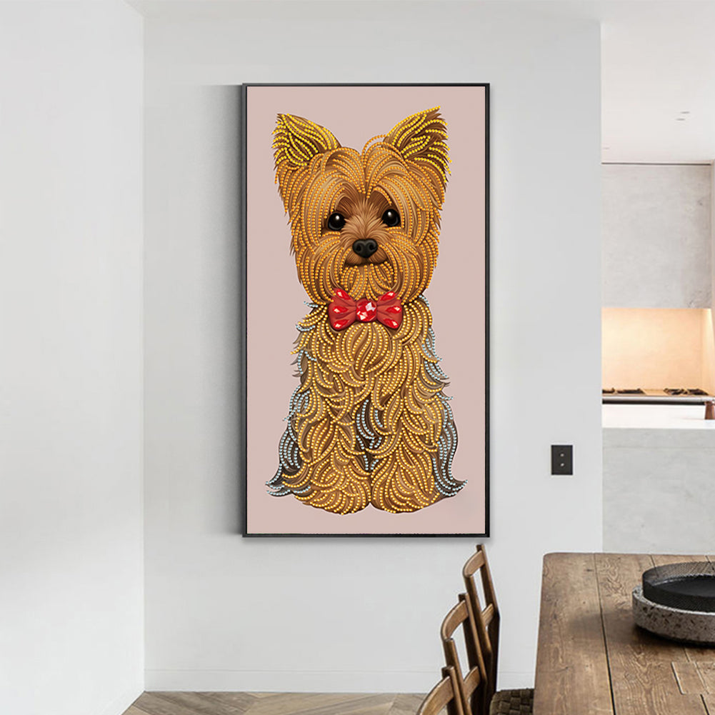 Yorkshire Terrier - Special Shaped Drill Diamond Painting 30*50CM