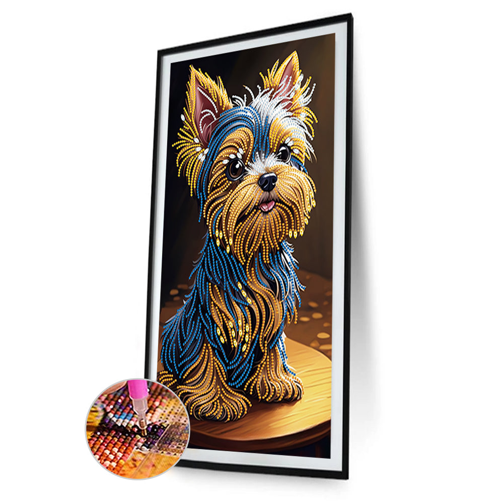 Yorkshire Terrier - Special Shaped Drill Diamond Painting 30*50CM