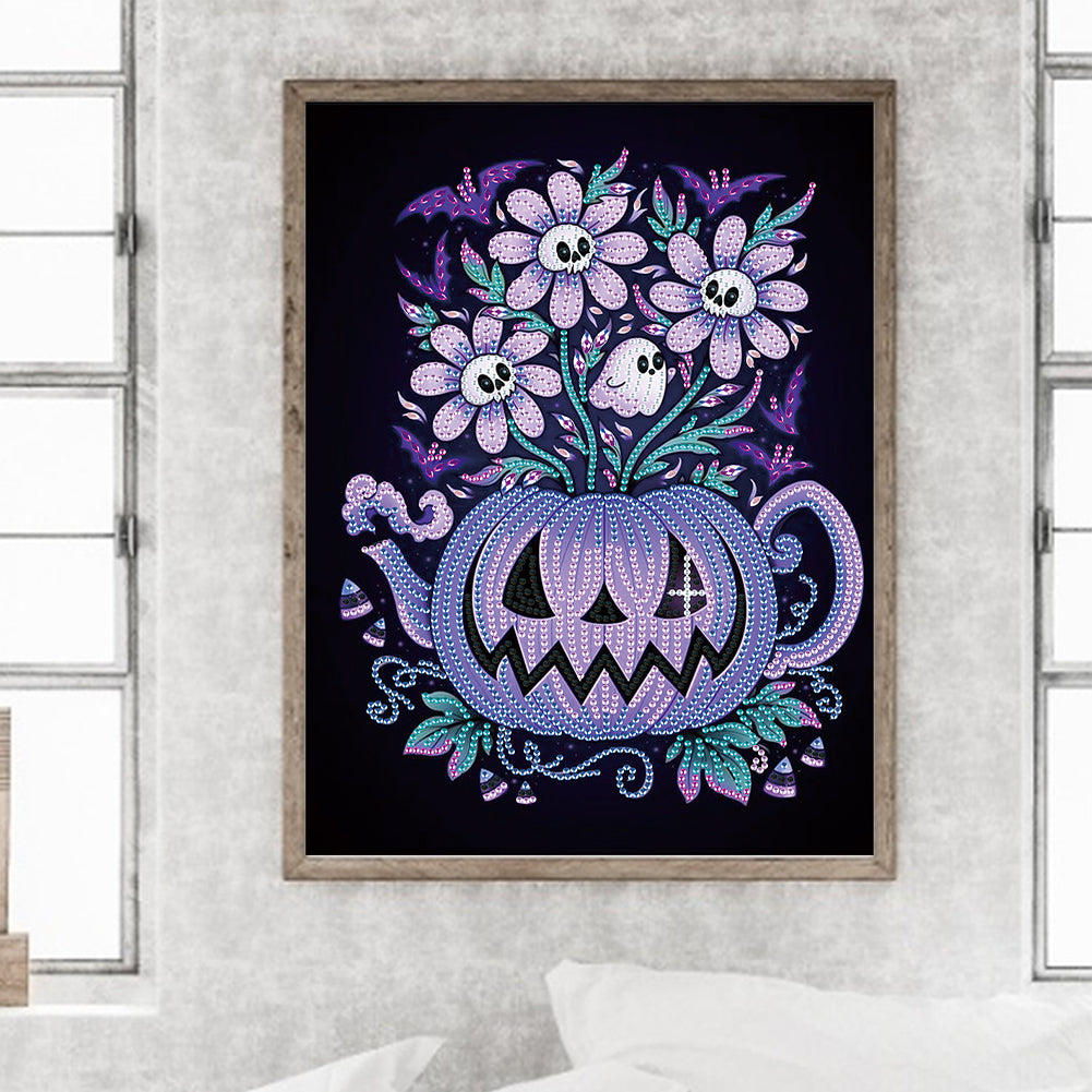 Ghost Flower Language - Special Shaped Drill Diamond Painting 30*40CM