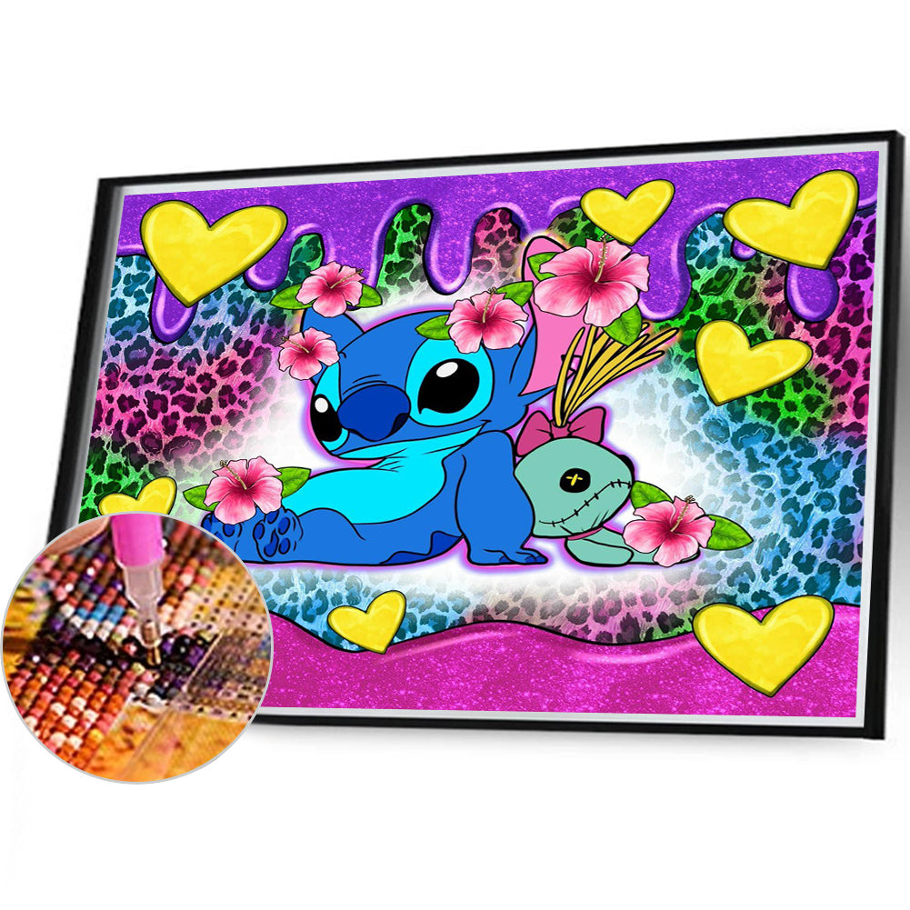 Stitch - Full Round Drill Diamond Painting 40*35CM