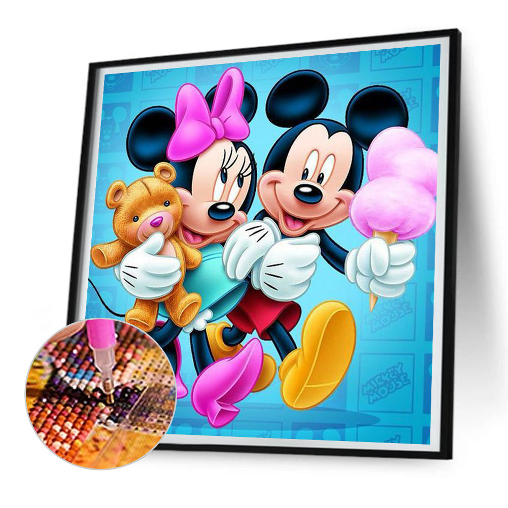 Disney Mickey Mouse - Full Round Drill Diamond Painting 30*30CM