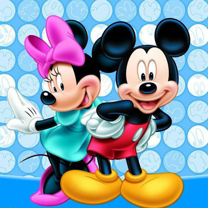 Disney Mickey Mouse - Full Round Drill Diamond Painting 30*30CM