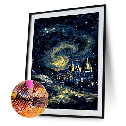 Night Starry Sky - Full Round Drill Diamond Painting 30*40CM