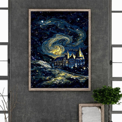 Night Starry Sky - Full Round Drill Diamond Painting 30*40CM