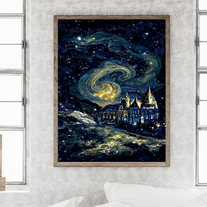 Night Starry Sky - Full Round Drill Diamond Painting 30*40CM