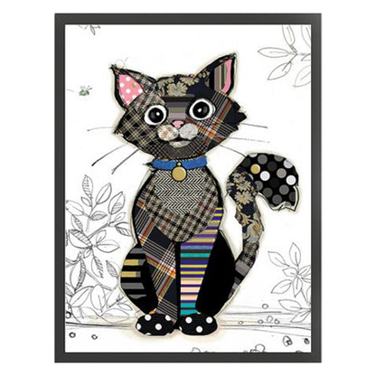 Cartoon Cat - 11CT Stamped Cross Stitch 40*53CM