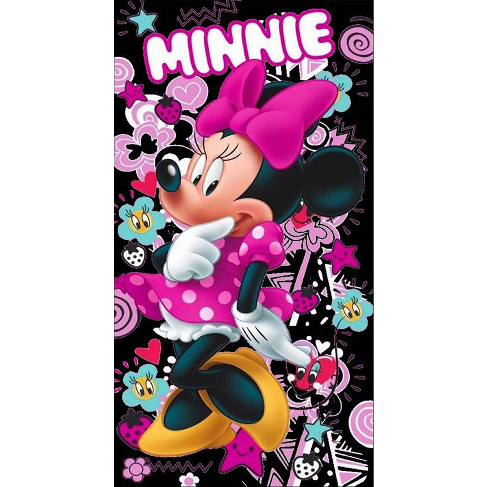 Minnie - 11CT Stamped Cross Stitch 40*75CM