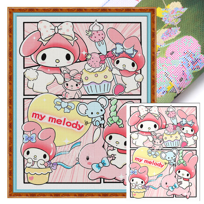 Melody - 11CT Stamped Cross Stitch 50*68CM