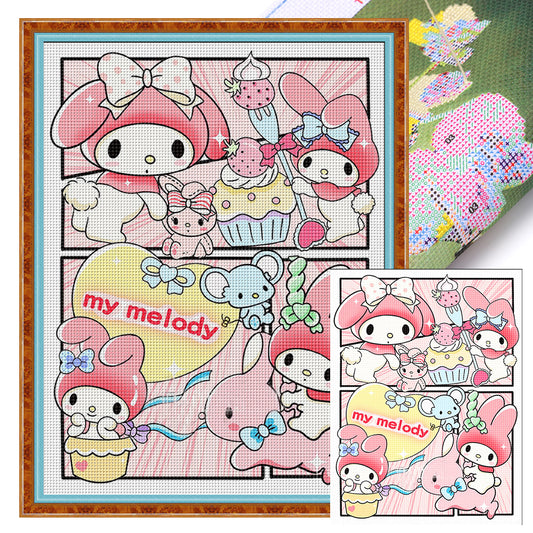 Melody - 11CT Stamped Cross Stitch 50*68CM