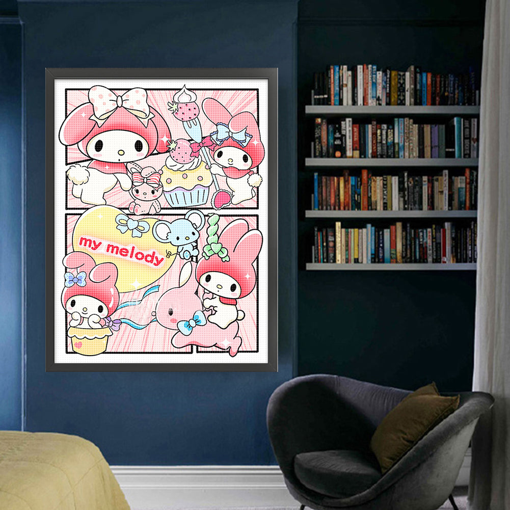 Melody - 11CT Stamped Cross Stitch 50*68CM