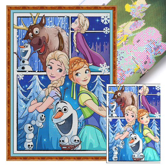 Frozen - 11CT Stamped Cross Stitch 50*70CM