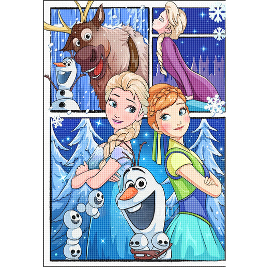 Frozen - 11CT Stamped Cross Stitch 50*70CM