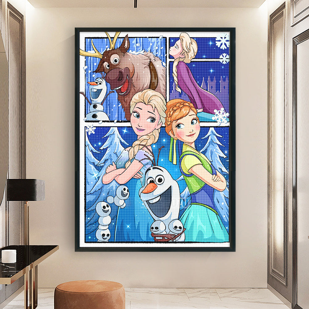 Frozen - 11CT Stamped Cross Stitch 50*70CM
