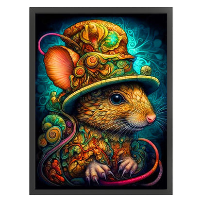 Little Mouse - 11CT Stamped Cross Stitch 40*55CM