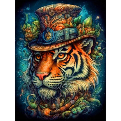 Tiger - 11CT Stamped Cross Stitch 40*55CM