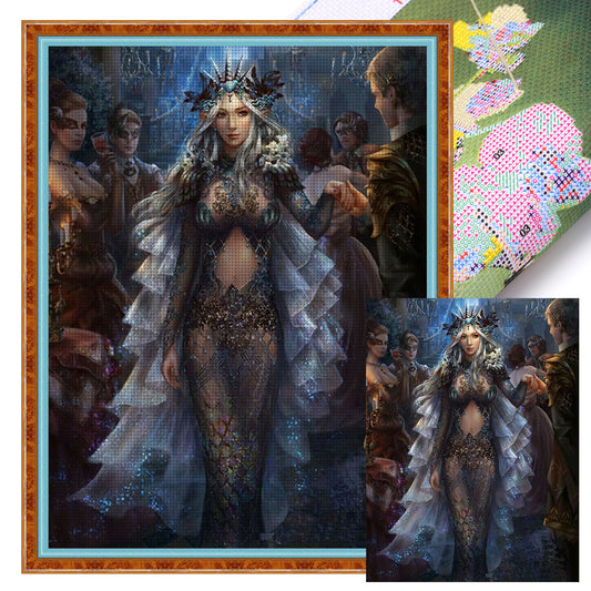 Goddess - 11CT Stamped Cross Stitch 50*65CM