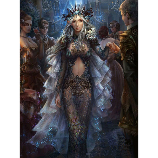 Goddess - 11CT Stamped Cross Stitch 50*65CM