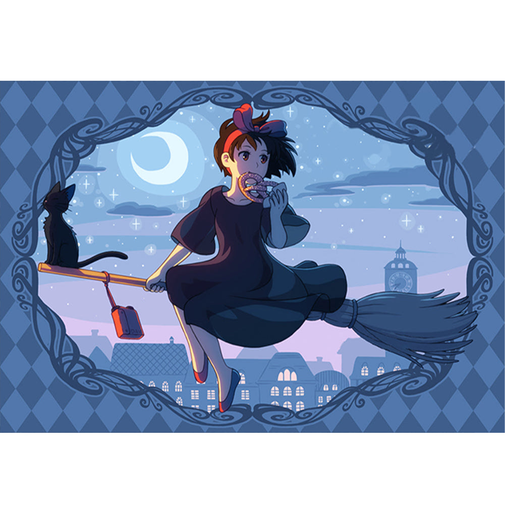 Kiki'S Delivery Service - 11CT Stamped Cross Stitch 60*45CM