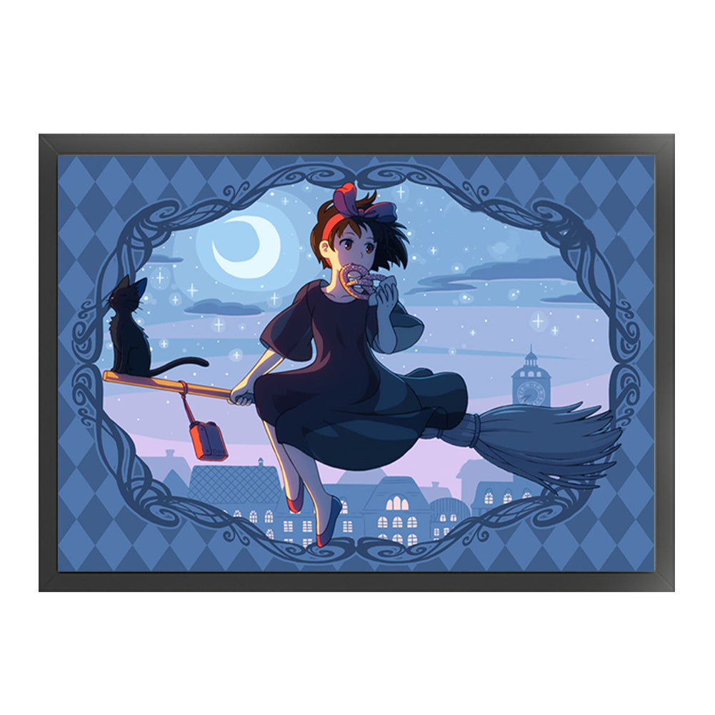 Kiki'S Delivery Service - 11CT Stamped Cross Stitch 60*45CM