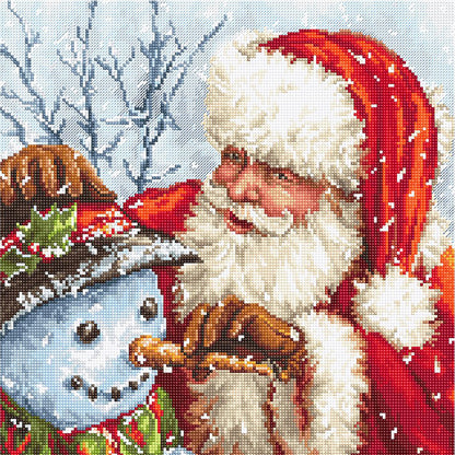 Santa Claus - 11CT Counted Cross Stitch 40*40CM