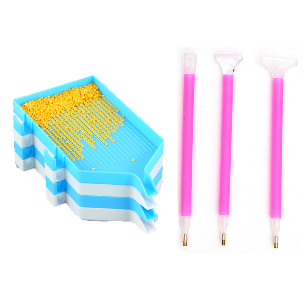 DIY Diamond Stylus Pen Gems Jewels Picker Tools 3pcs Art Dotting Pen For Drawing