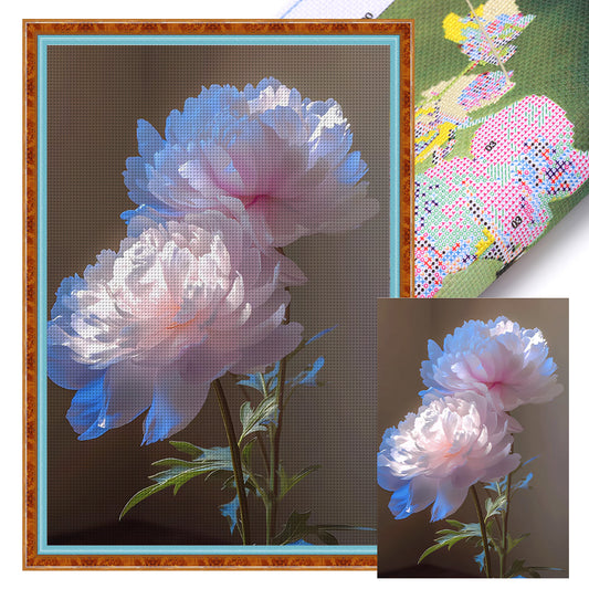 Peony - 11CT Stamped Cross Stitch 45*65CM