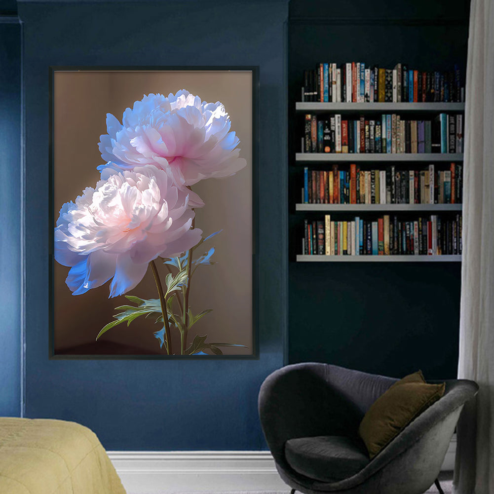 Peony - 11CT Stamped Cross Stitch 45*65CM