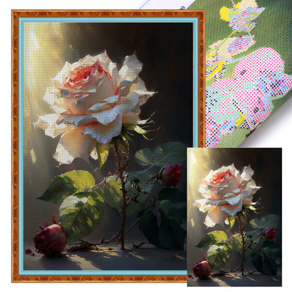 Peony - 11CT Stamped Cross Stitch 45*65CM