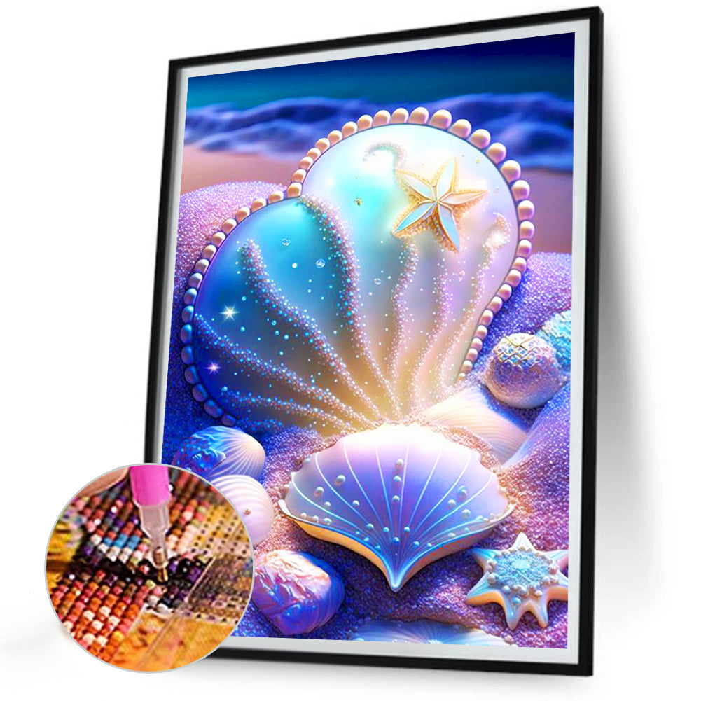 Dream Love Shell - Full Round Drill Diamond Painting 30*40CM