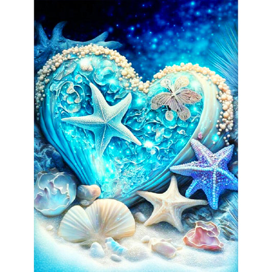 Dream Starfish Love - Full Round Drill Diamond Painting 30*40CM
