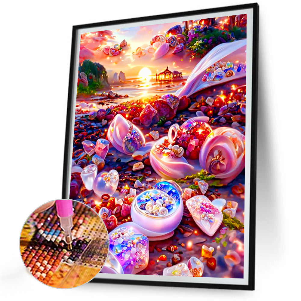 Dreamy Riverside - Full Round Drill Diamond Painting 30*40CM