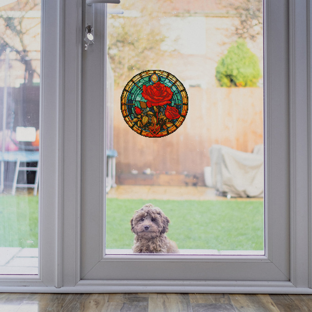 DIY Child Stickers Toy Stained Glass Handmade Children Sticker Toy Gift for Kids