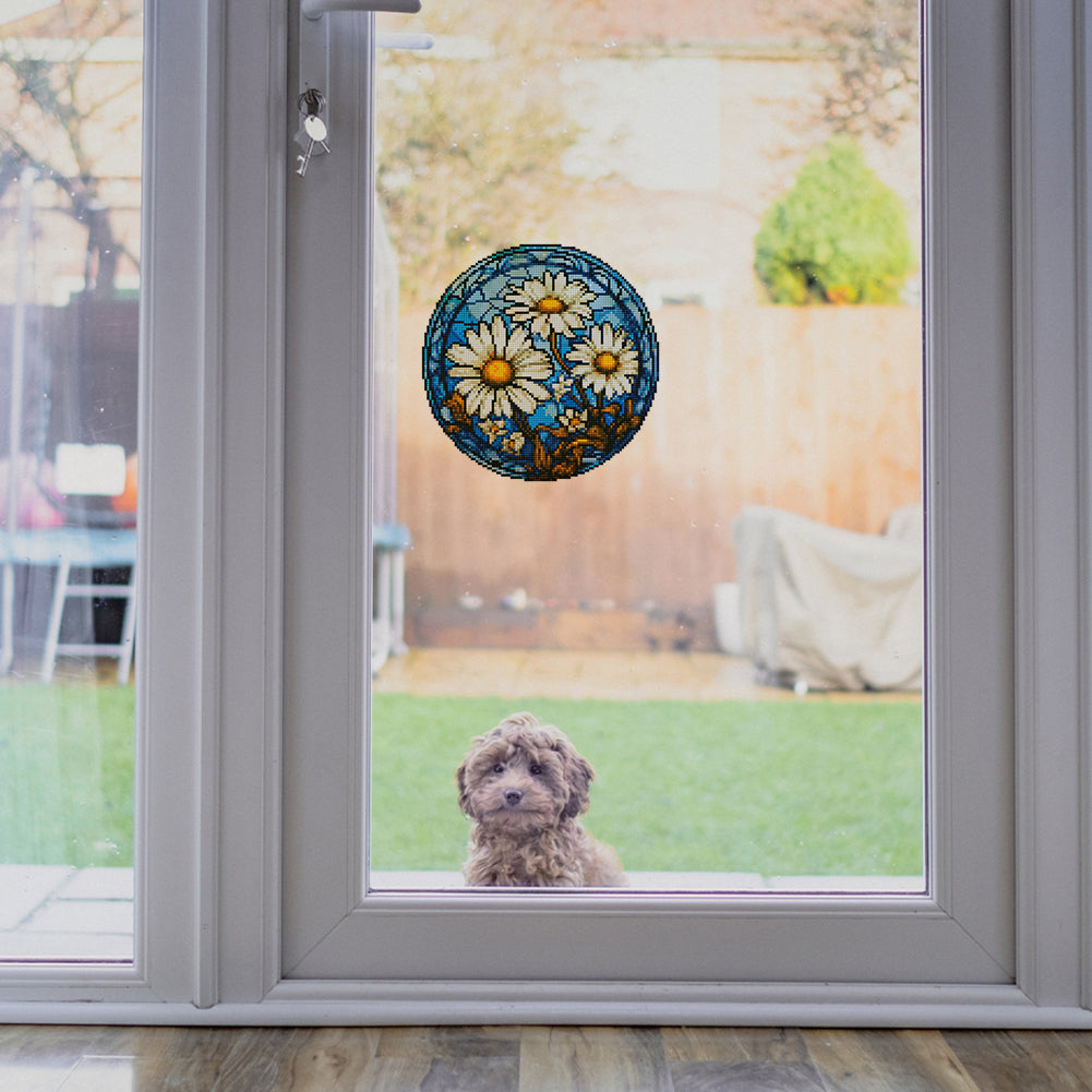 DIY Child Stickers Toy Stained Glass Handmade Children Sticker Toy Gift for Kids