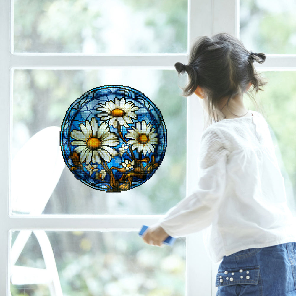DIY Child Stickers Toy Stained Glass Handmade Children Sticker Toy Gift for Kids