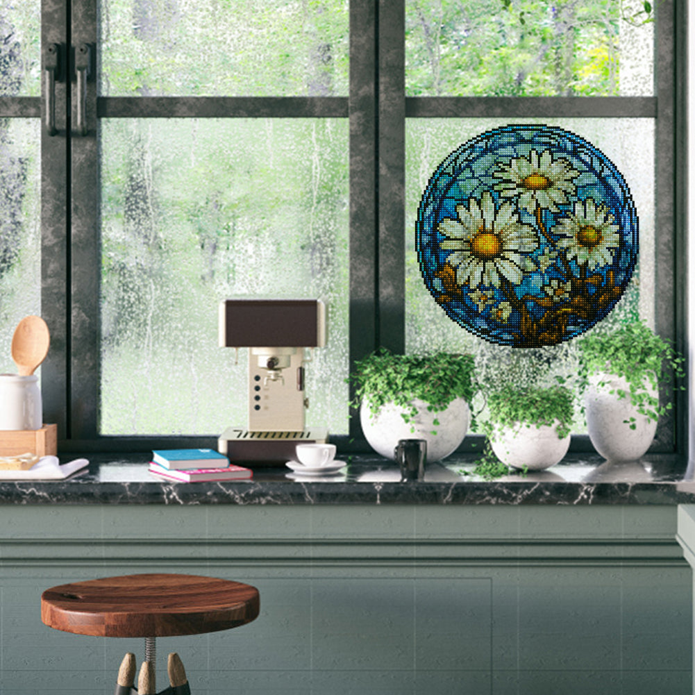 DIY Child Stickers Toy Stained Glass Handmade Children Sticker Toy Gift for Kids