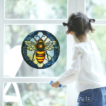 DIY Child Stickers Toy Stained Glass Handmade Children Sticker Toy Gift for Kids