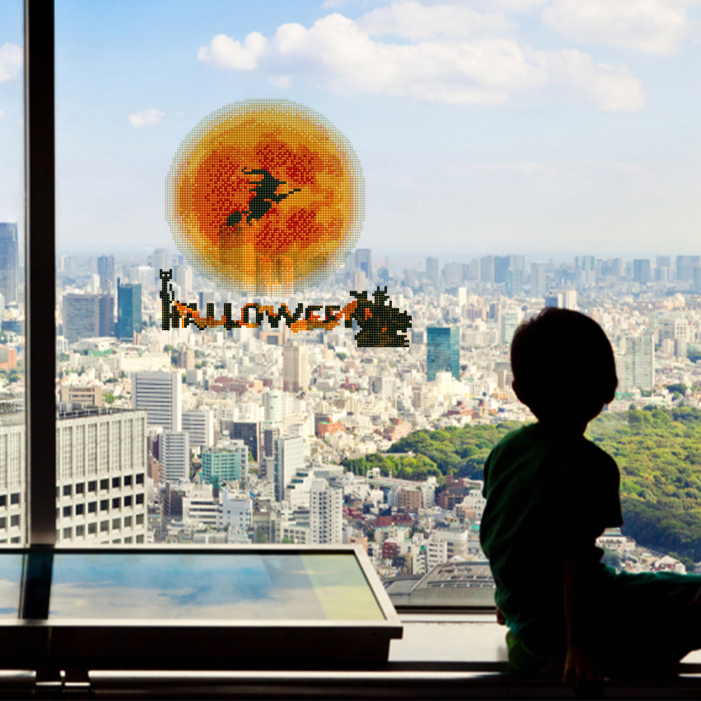 DIY Child Stickers Toy Creative Diamond Stickers Halloween Element Gift for Kids