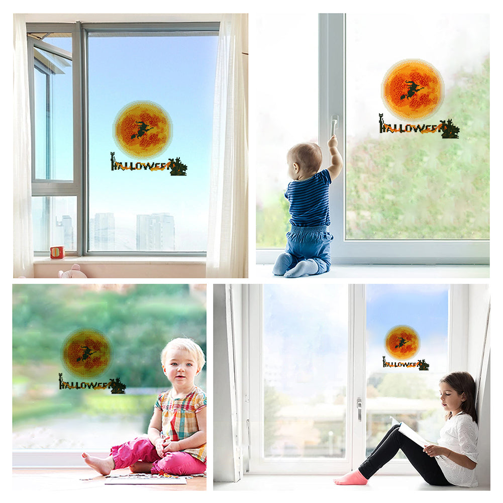 DIY Child Stickers Toy Creative Diamond Stickers Halloween Element Gift for Kids