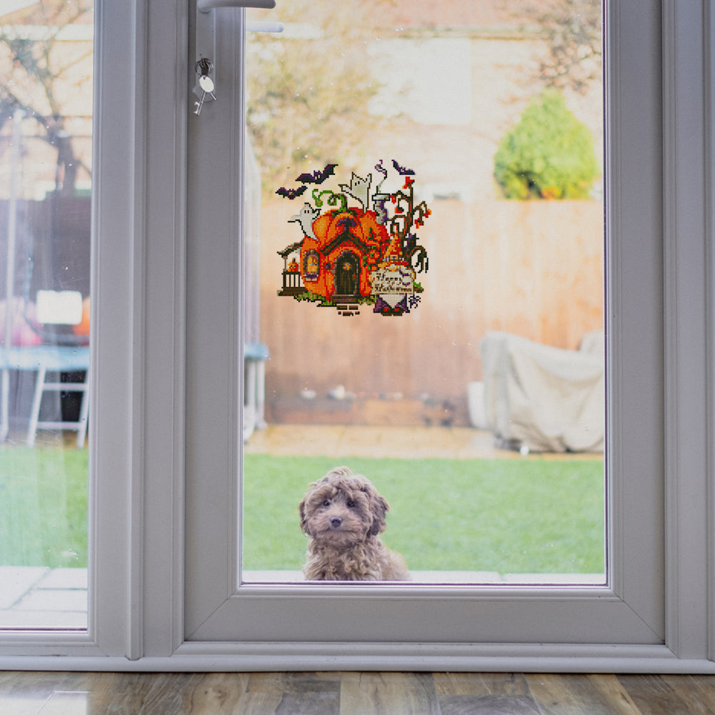 DIY Child Stickers Toy Creative Diamond Stickers Halloween Element Gift for Kids